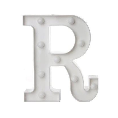 Alphabet & Number LED Night Lights – Warm Battery Lamp for Home & Party Décor