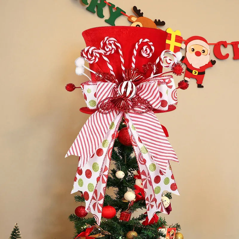 Red Christmas Table Centerpiece – Holiday Cloth Décor