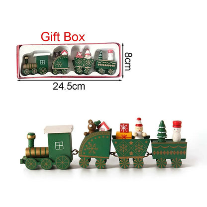 Christmas Wood Train Decoration – Moving Holiday Ornament 2025
