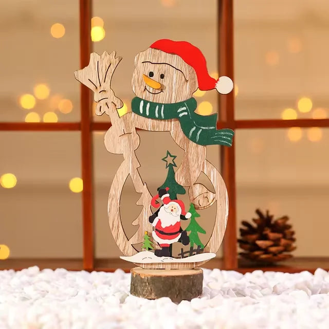 DIY Wooden Christmas Ornaments – Santa, Snowman & Reindeer Décor