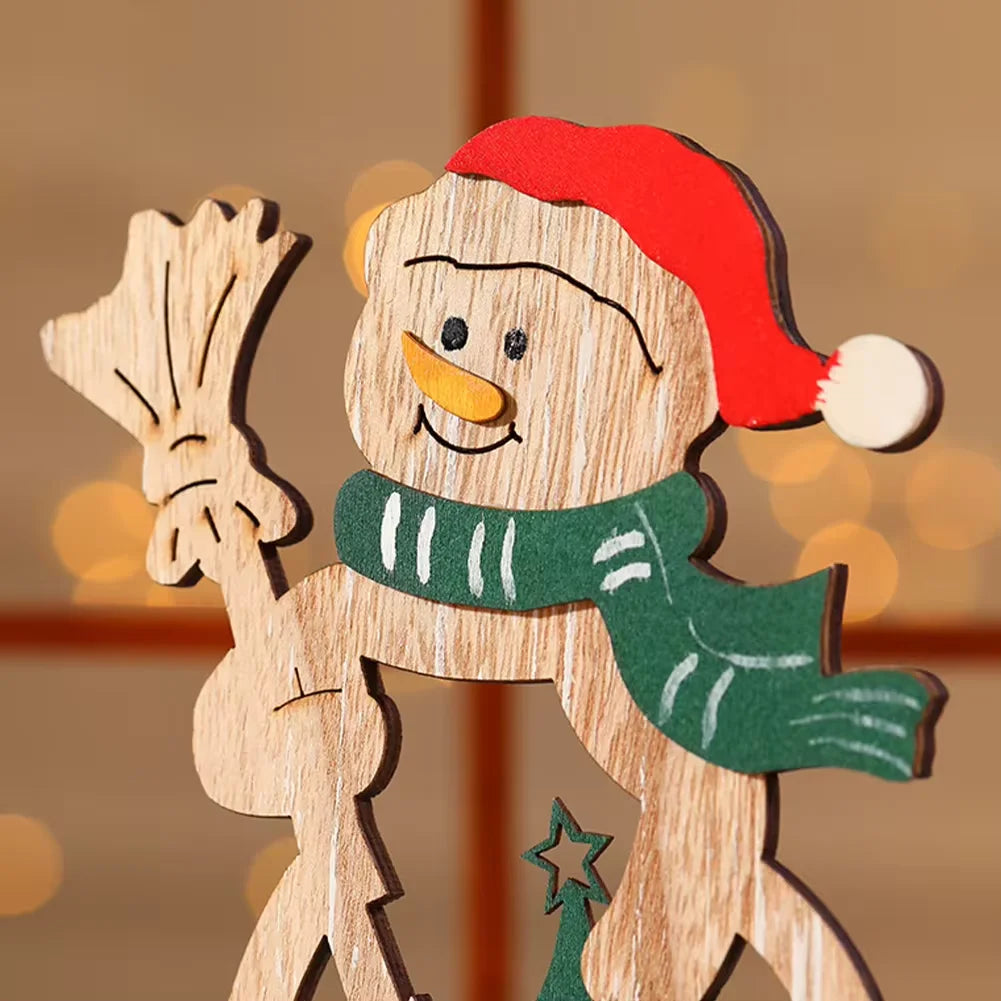 DIY Wooden Christmas Ornaments – Santa, Snowman & Reindeer Décor