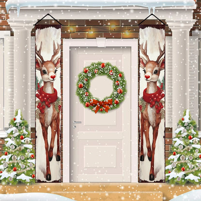 Christmas Door Banner – Merry Christmas Hanging Décor