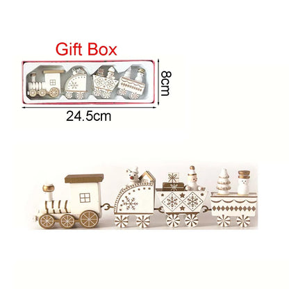 Christmas Wood Train Decoration – Moving Holiday Ornament 2025