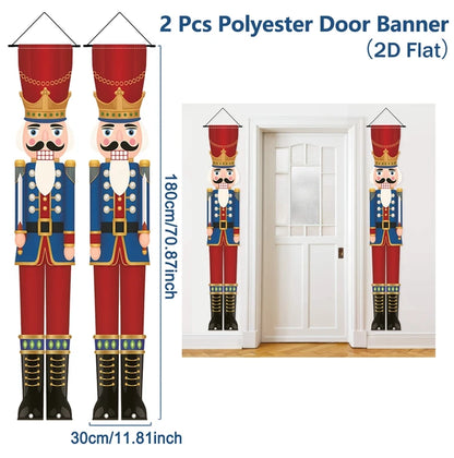 Christmas Door Banner – Merry Christmas Hanging Décor