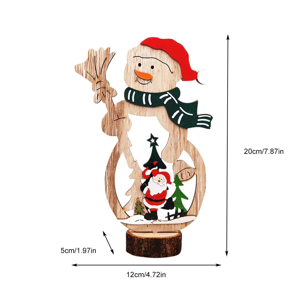 DIY Wooden Christmas Ornaments – Santa, Snowman & Reindeer Décor