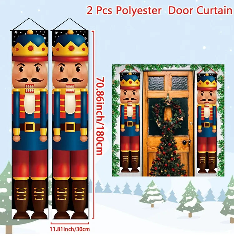 Christmas Door Banner – Merry Christmas Hanging Décor