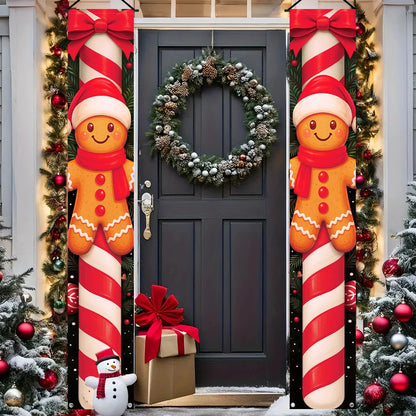 Christmas Door Banner – Merry Christmas Hanging Décor