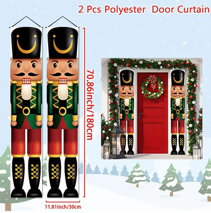 Christmas Door Banner – Merry Christmas Hanging Décor