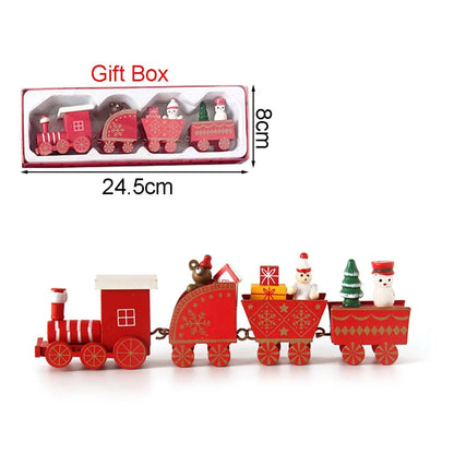 Christmas Wood Train Decoration – Moving Holiday Ornament 2025
