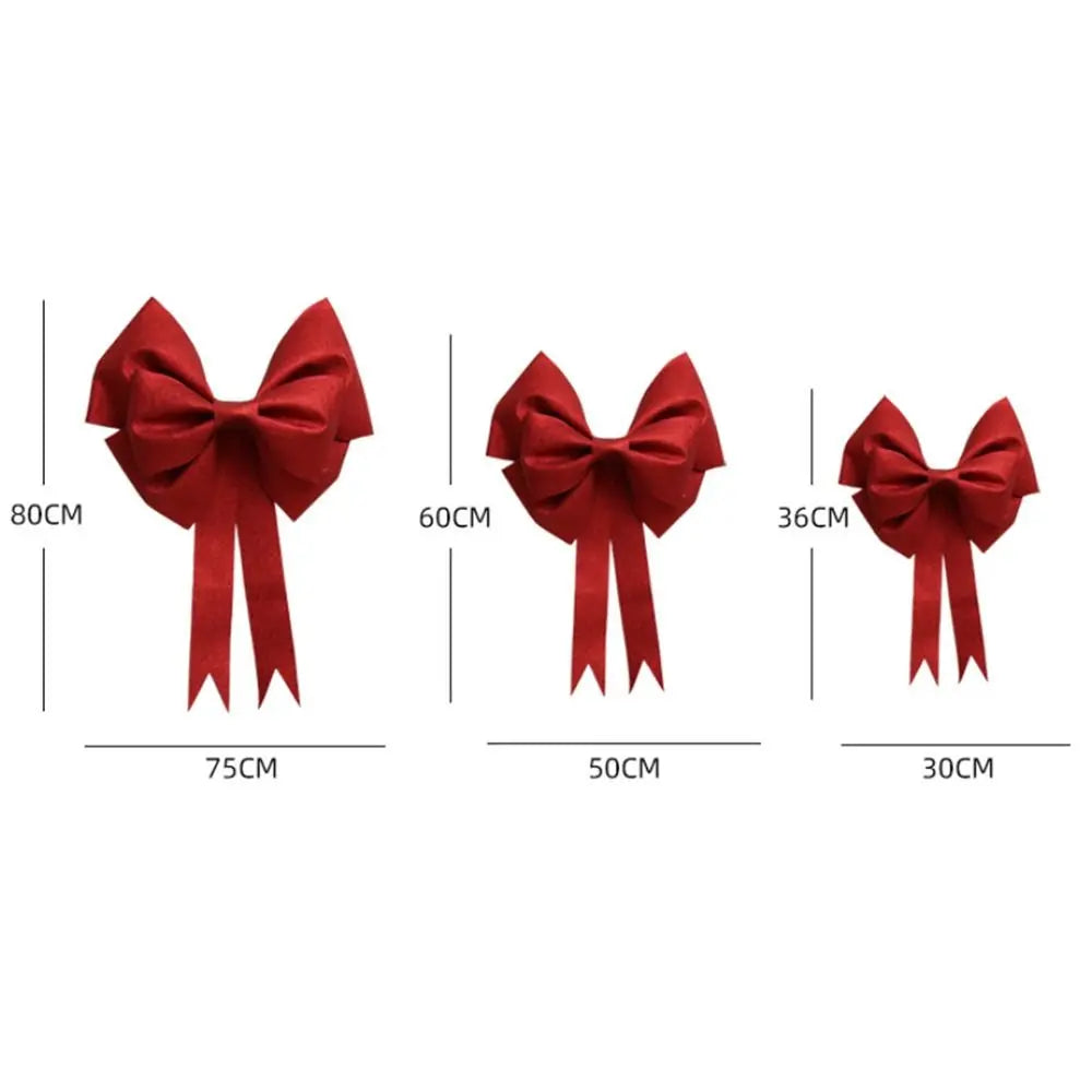 Giant Christmas Bows – DIY Decorative Bow Knots (30/50/75 cm | 11.8/19.7/29.5 in)