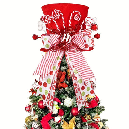 Red Christmas Table Centerpiece – Holiday Cloth Décor