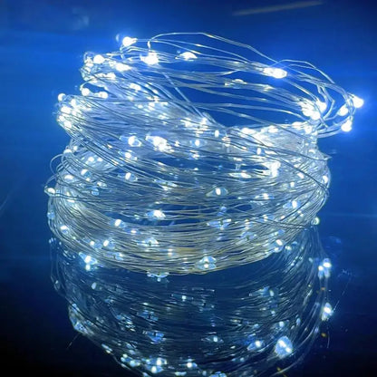 USB LED Copper Wire String Lights (Silver or Copper Wire)