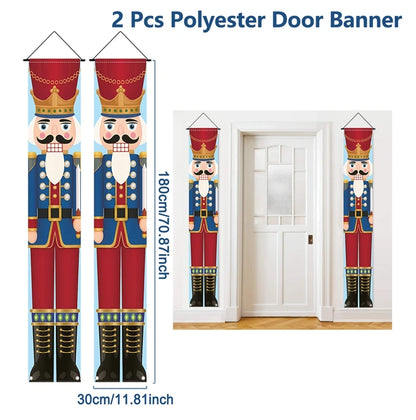 Christmas Door Banner – Merry Christmas Hanging Décor