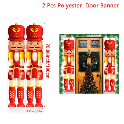 Christmas Door Banner – Merry Christmas Hanging Décor