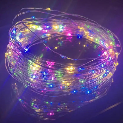 USB LED Copper Wire String Lights (Silver or Copper Wire)