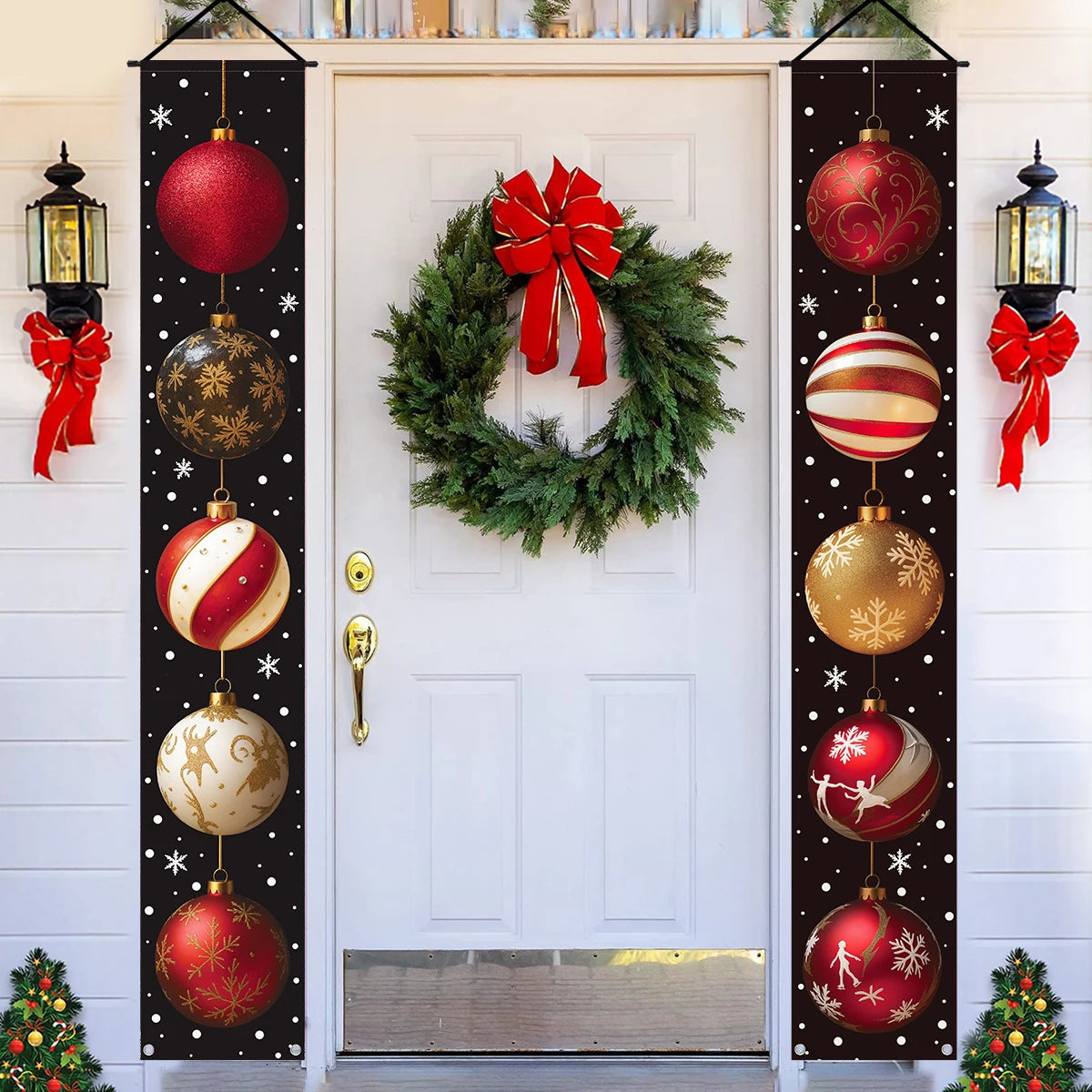 Christmas Door Banner – Merry Christmas Hanging Décor