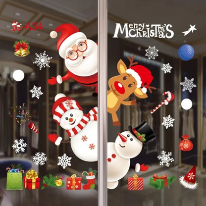 Christmas Window Stickers – Merry Christmas Home Decorations